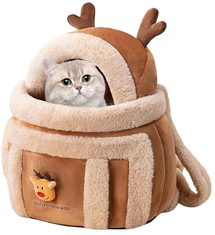 Husdjur – bärryggsäck, små hundar | varm katt bärväska, älg design hund