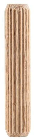 Trend Holzdübel 10 x 50 mm, 200 Stück, Buche mit durchgehenden Leimrillen, FSC-zertifiziert, DWL/10X50/200