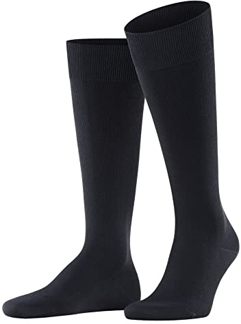FALKE Herren Kniestrümpfe Ultra Energizing M Kh Baumwolle mit Kompression 1 Paar, Blau Dark Navy 6370, 45-46