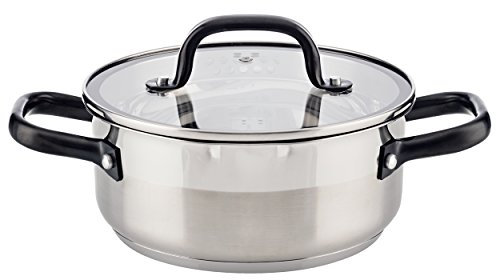 BERGNER Q3230 Saucepan 24 x 10.5 cm 4l with Stainless Steel lid, Induction, Vita Infinity Chefs