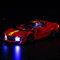 Jeu de lumières LED Compatible avec Lego 76914 Speed ​​​​Champions Ferrari 812 Competizione (Aucun modèle), Ensemble d'éclairage de décoration pour Jouets créatifs Ferrari 812 Competizione