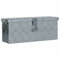 Keketa Aluminiumkiste Werkzeugbox Transportkiste Transportbox Staukasten Werkzeugkasten Aufbewahrungskoffer Alubox Alukoffer Lagerbox 48,5 x 14 x 20 cm Silbern