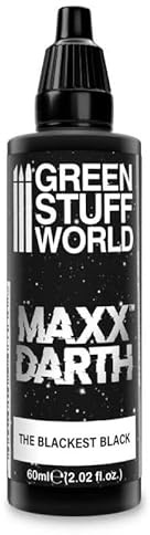 Green Stuff World Maxx Darth Black Acrylic Paint - 60ml