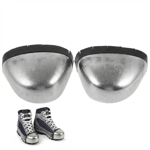 JECOMPRIS Steel Toe Caps for Work Shoes Iron Toe Protectors Safety Shoe Covers for Adults Durable Toe Caps Inserts for Construction and Industrial Use Pair