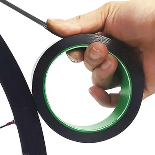 Rörlösa däckfälgremsor, slanglöst fälgband, däcktätningstejp, fälgtejp, vakuumdäckdyna, 50 m längd, cykeltillbehör, ultra-min design