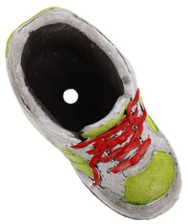 PAMINGONO Planter Pot Shoe Shape Succulent Planter Home Pot Decor for Balcony Windowsill Office