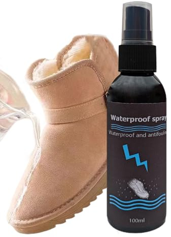 Spray Protector Para Zapatos - Spray Hidrófugo De 100 Ml Para Cuero Y Tela, Protección Antimanchas Para Botas De Deporte | Zapatos Al Aire Libre Impermeabilizantes Para El Senderismo Diario Y