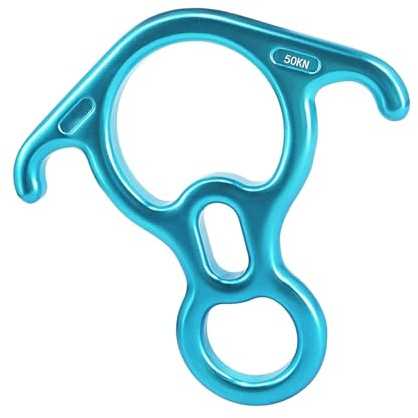 Figuras resistentes a la corrosión, 8 descensos para rapel y operaciones, construcción, aleación de aluminio, ocho descendientes, dispositivo de rapel, escalada en roca, multiusos, ligero, equipo de