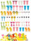 60 PCS Mini Cartoon Forchette da Frutta, Forchette bambini, Stuzzicadenti per Bambini, Animaletti di Frutta Forchette, Simpatiche Decorazioni per Dolci e Accessori per Feste, per Frutta Panino Torta