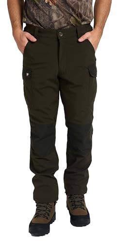 JACK PYKE Pantalon imperméable pour homme - Digicam Softshell avec poches zippées et larges passants de ceinture, idéal pour la chasse, la randonnée, le camping et l'utilisation sur le terrain