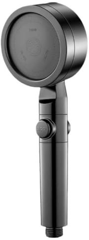 Aquacare Soffione doccia a 3 modalità, addolcitore d'acqua, ugelli anti-intasamento, lavaggio elettrico integrato per pulire vasche da bagno, piastrelle e animali domestici (grigio)
