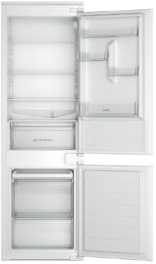 Indesit INC18D021A1 Frigorifero Combinato, Statico, Tecnologia Low Frost, Altezza 177 cm, 34 dBA, Porte Reversibili, Illuminazione Led, Controllo Umidità, Allarme Porta Aperta, Classe Energetica E