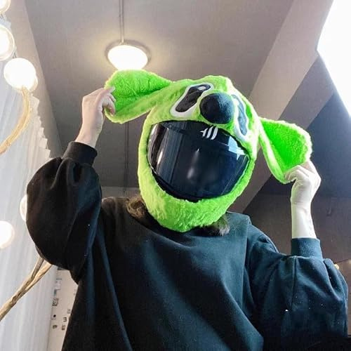 Housse de casque de moto, motif animal en peluche, équipement de ski d'hiver pour homme et femme, s'adapte à la plupart des casques, idéal pour l'équitation et le ski