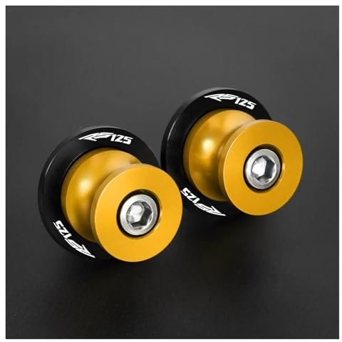 Deslizadores Basculantes Diábolos Moto para Aprilia RS 125 RS125 2002-2010 Protectores De 6 Mm para El Soporte del Basculante De Motocicleta(Oro)