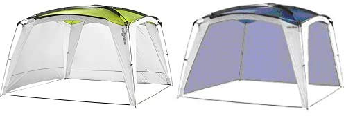 BRUNNER Medusa II Gazebo outdoor3x3 + Set pareti Laterali per Padiglione