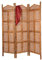 Orientalischer Paravent Raumteiler aus Holz Ecmel 150 x 180cm hoch in Braun | Indischer Trennwand als Raumtrenner oder Dekoration im Zimmer oder Sichtschutz im Garten, Terrasse oder Balkon