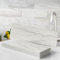 VAOVI Single Metro Subway Stick on Bathroom Wall Tiles Self Adhesive Sticky Kitchen Marble Splashback Panels(Web Gray,16Tiles)