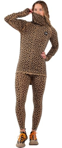 Eivy Damen Icecold Wool Top Sweatshirt, Leopard, L EU