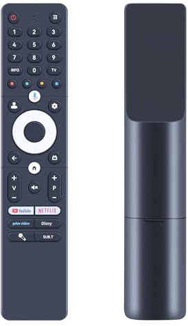 GOUYESHO Ny SRC-4020-01 Voice Replacement Remote Control lämplig för Vision Caixun SANSUI Thomson SMART TECH LCD TV SRC-4020-01 fjärrkontroll