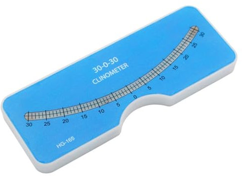 Misuratore di misurazione per scoliosi, scoliometro, strumento di misurazione medica per adulti e bambini