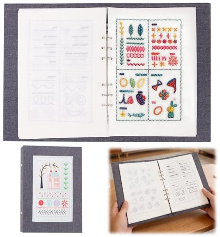 nplaseta kit ricamo, punto croce kit da ricamare, kit ricamo principianti, Libro da ricamo fai da te, book da ricamo fai da te, Libro di punti ricamo con 86/128 suggerimenti per cucire