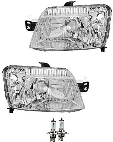 Scheinwerfer Set links & rechts H4 für Panda 169 inkl. Osram Lampen mit Stellmotor LWR
