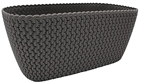 Prosperplast Balkonkasten splofy case 4l, Maße (mm) 297x145x133, Steingrau