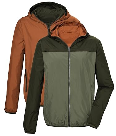 G.I.G.A. DX Hombre Chaqueta funcional/chaqueta reversible con capucha GS 90 MN JCKT, dunkel olivgrün, L, 42703-000