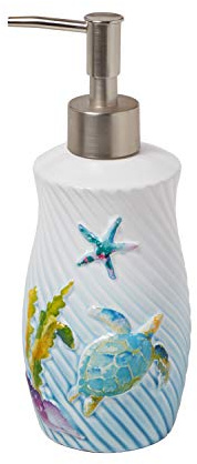 SKL Home by Saturday Knight Ltd. Watercolor Ocean Lotion/Soap Dispenser, Multicolored