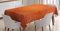 ABAKUHAUS Orange Tischdecke, Königliche Antike Motive, Personalisierter Druck mit Klaren Farben Waschbar Wasserfest kein Verblassen, 140 x 170 cm, Orange Gelb