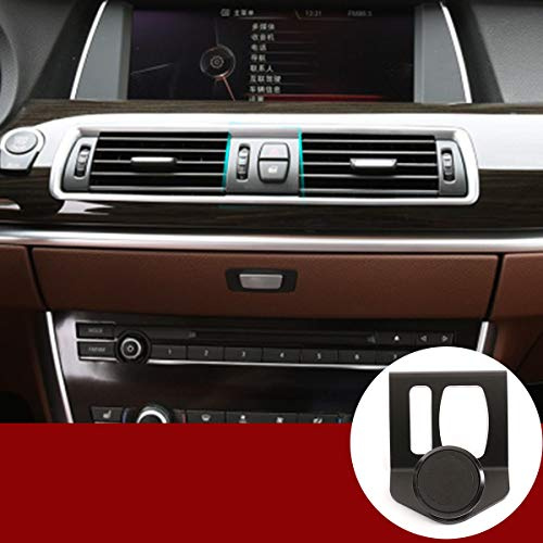 YIWANG 3 Farben Handyhalterung aus Aluminiumlegierung für BMW 5er-/6er-Serie F11 F10 F07 F13 5er-Serie GT 2010–2017 Autozubehör (einrundig) (schwarz)