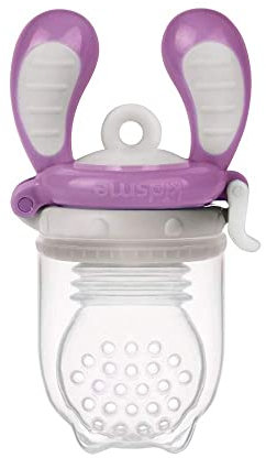 KidsMe Fruchtsauger Beißring Baby - Silikon Beissring Zahnungshilfe Baby, BPA - Frei Beruhigende Zahnungsschnuller Beißspielzeug, Babynahrungszubehör für Babys von 6-24 Monaten Kleinkinder Kleinkinder