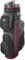 Wilson Staff Golf Bag, I Lock 3 Cart Bag, Trolley Bag, 14 Compartments for Various Golf Clubs, Black/Red