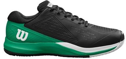 Wilson Herren Rush PRO ACE Clay Tennisschuhe, Schuhe, Black/Bosphorus/White, 44 EU