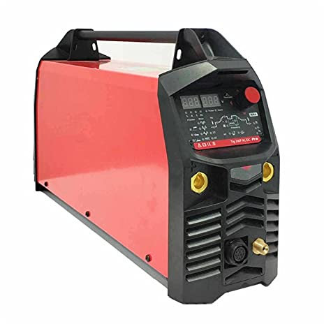 Máquina de soldar, Soldador de aluminio AC DC 200A Onda C.A. Control de pedal de impulso de equilibrio de frecuencia Hot Start Pulso digital ACDC TIG MMA Maquina de soldar,Protección de seguridad