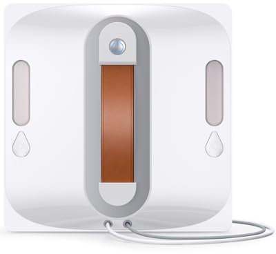 Fensterputzroboter mit 6500Pa Saugkraft,2-Fach Sprühsystem,intelligente Pfadplanung,80ml Tank, 8-Stufen-SchutzsystemGeeignet,Randerkennungstechnologie für Innen- und Außenfenster