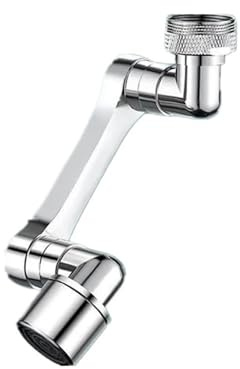 Boquilla de aireador extensor grifo cobre con rotación universal 1080°, cabezal rociador for cocina, brazo robótico for lavabo(1080 Degree Single)