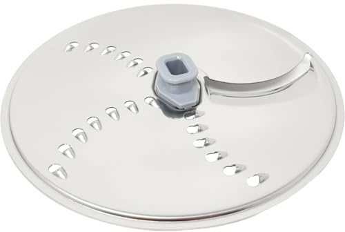 NaschLager Disco da taglio 12007724 frizione integrata compatibile con Bosch Siemens MultiTalent 3 serie MCM3 accessorio robot da cucina ricambio disco combinato con attacco quadrato grigio