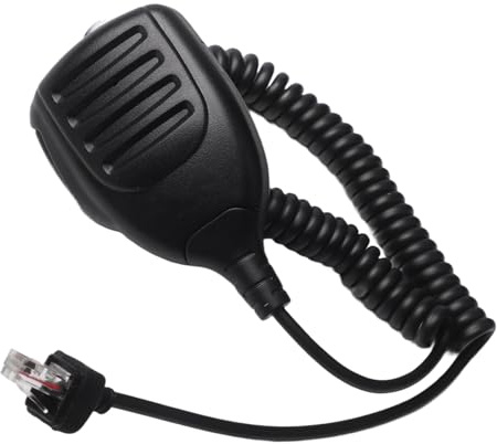 Moliuoly HM-152 handmikrofon kompatibel med ICOM IC-706 MKII MKIIG IIG radio, RJ-45 8-stiftskontakt, robust ABS-hölje, ergonomisk design för tydlig röstöverföring och låg Ra
