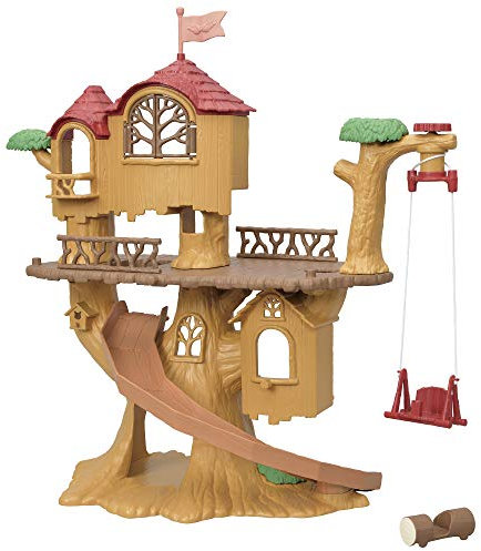 Sylvanian Families - La cabane dans les arbres - Set + de 3 accessoires - Plongez dans l'univers de la famille Sylvanian - Figurines animaux miniatures - Jouet enfant 3 ans et + - 5494