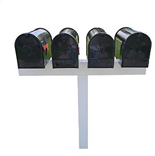 Handy Post 4L 42-in x 45-in Heavy Duty White Vinyl Mailbox Post Sleeve (mailboxes not Included)