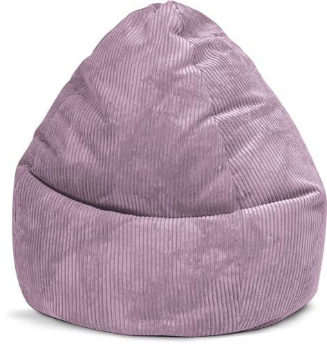 SITTING POINT only by MAGMA Shara Sitzsack XXL aus Cord – 80×130 cm Bean Bag Chair, Cord Sitzsack für Erwachsene, Gaming Sitzsack – Abnehmbarer & waschbarer Bezug, Oeko-Tex® Zertifiziert