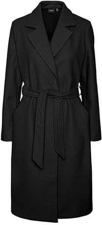 VERO MODA Vmcfortuneaya Long Coat Noos Cur abrigo Mujer