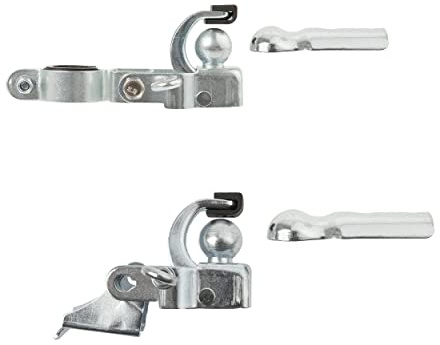 Resul Anhängerkupplung 2 in 1 zur Befestigung an Sattelstütze/Sattelklemmbolzen