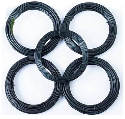 DryiC Bonsai Tree Alluminio Anodizzato Filo per Bonsai Filo di Alluminio Adatto per Bonsai Intrecciati, 5 Pezzi