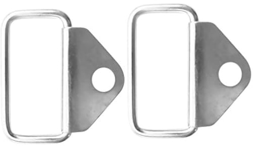 pistro 2 pezzi anello di ancoraggio quadrato resistente kit punto barca camion montaggio per rimorchio o consegne