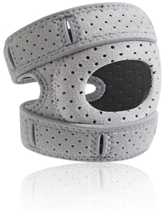 Genouillère ortho sofela,Genouillère Rotulienne Réglable Genouillères Ortho Rotule, Pour Les Coureurs,Tennis, Arthrite Rotule, pour les Coureurs,Tennis, Arthrite Rotule (1, Gris)