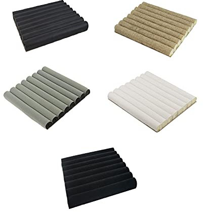 Ring Rolls Tray & Case Insert Display Jewellery Ring Cufflink Storage Counter Top Window Presentation (Black Velvet)