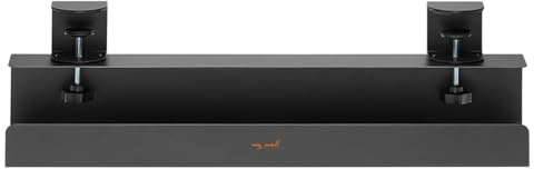 my wall Gestion des câbles de Bureau HZ46-1L - Montage Facile sur Table, bornes à vis, Longueur 600 mm, Largeur 100 mm, Charge 5 kg, Guide-câbles pour Bureaux