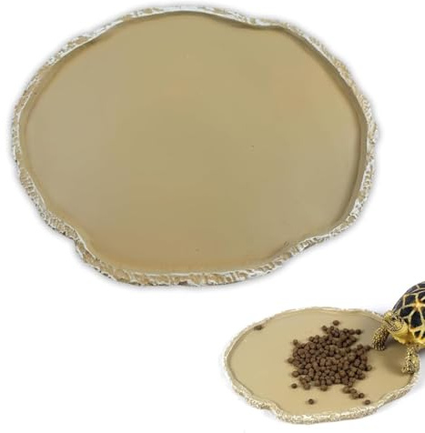 Animali Domestici Piastra Rettile di Alimentazione Alimentazione Ciotola Vivarium Cibo Acqua Piatto Resina Ciotola per Turtle Gecko Serpente Animali Allevamento Vassoio